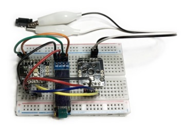 Breadboard prototype using a Tiny2040